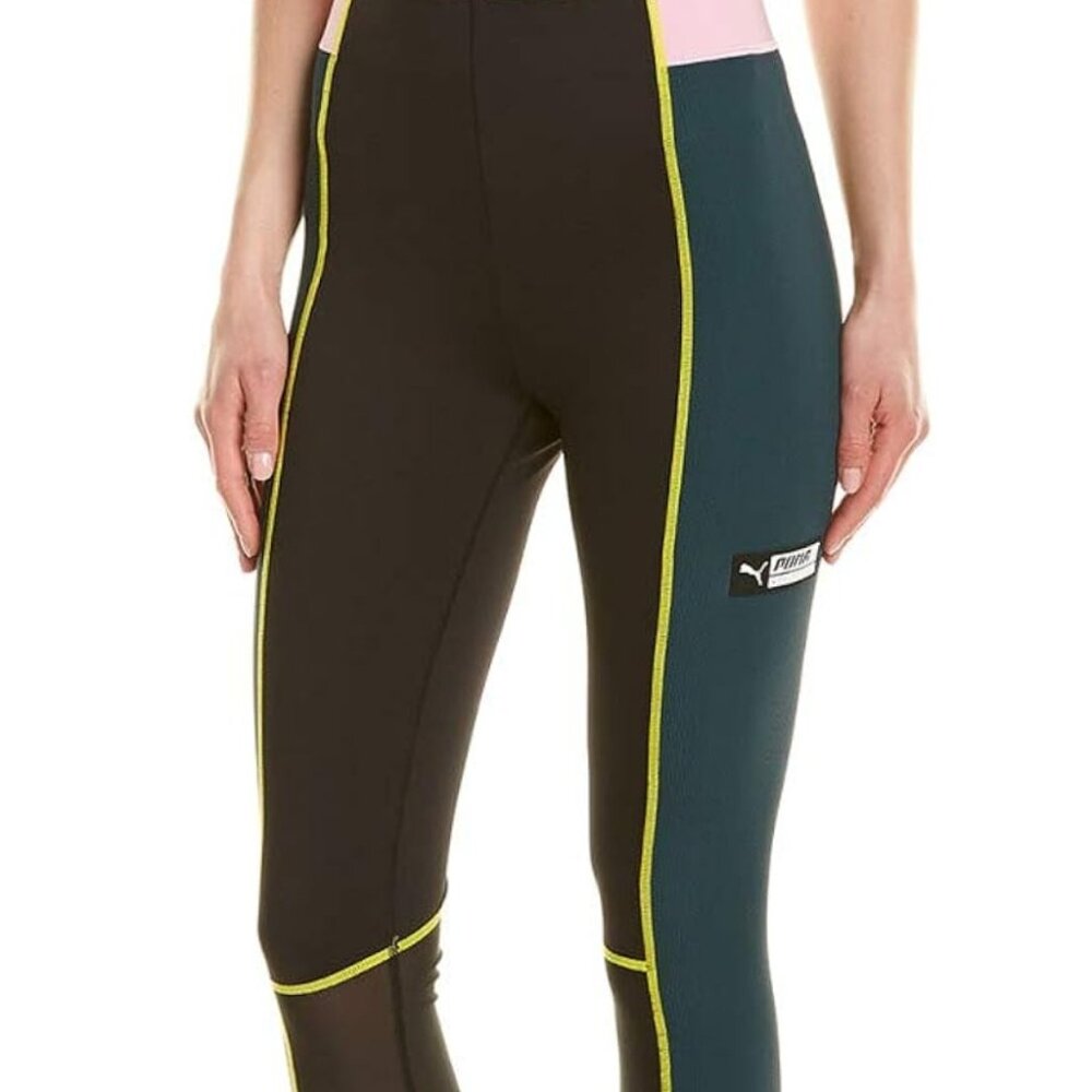 Rare Womens Retro Puma Trailblazer Space Racer Collection Leggings, Sz Large